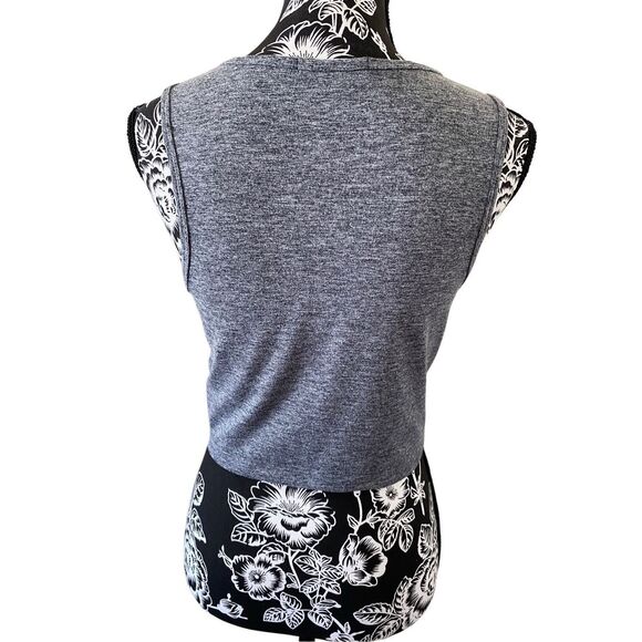 Zobha Twist Front Wide Strap Cropped Tank Top Sexy Lounge Casual - Picture 2 of 10